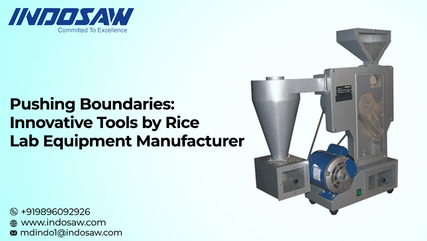 Pushing Boundaries: Innovative Tools by Rice Lab Equipment Manufacturer